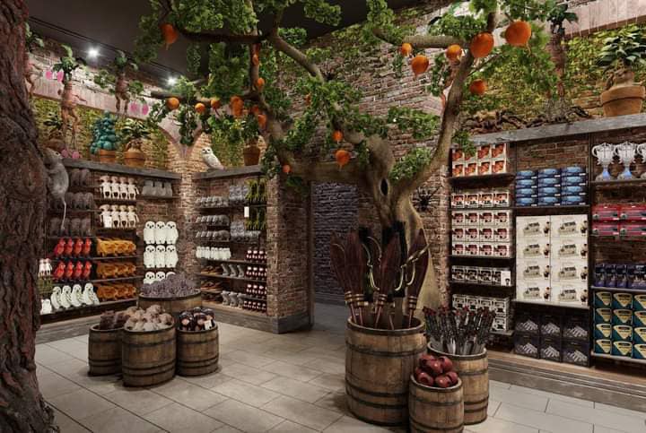 Primer vistazo a la primera tienda oficial de Harry Potter EN EL MUNDO, con sede en Nueva York. Abrirá sus puertas el 3 de junio, tendrá tres pisos y quince áreas diferentes, y algunos artículos serán exclusivos del lugar 😍