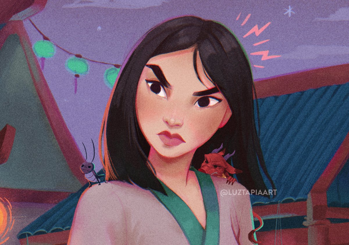 Grumpy Mulan 🐲✨ "You said you trust Ping, why is Mulan any different?"