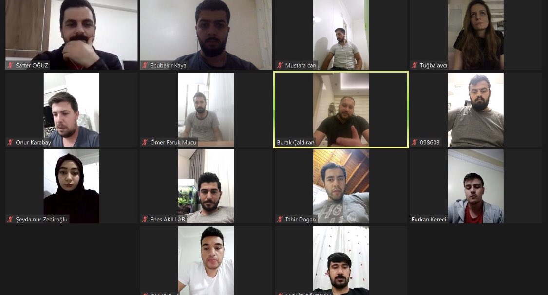 .<a href="/Akgencsahinbey/">AK Gençlik Şahinbey</a> dava arkadaşlarımızla online buluştuk, salgın sonrası kahve için sözleştik. Ev sahiplikleri, soru ve önerileriyle katkılarından dolayı hepsine ayrı ayrı teşekkür ederim.

#KudüsKırmızıÇizgimizdir

<a href="/AkSahinbey1/">Ak Parti Şahinbey İlçe Başkanlığı</a>
<a href="/av_hasanteke27/">Av. Hasan TEKE</a>
<a href="/burakcaldran/">Burak Çaldıran</a>