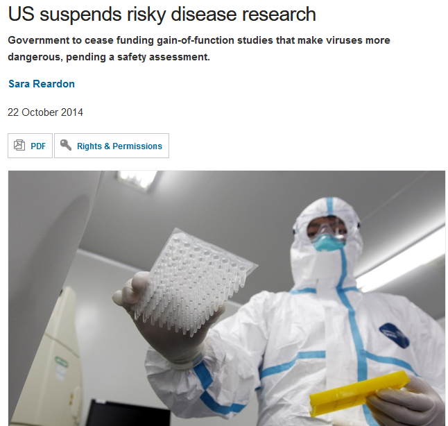 9/ Now, gain of function research may be important but it's damn dangerous. The Obama administration shut down such research in the US.