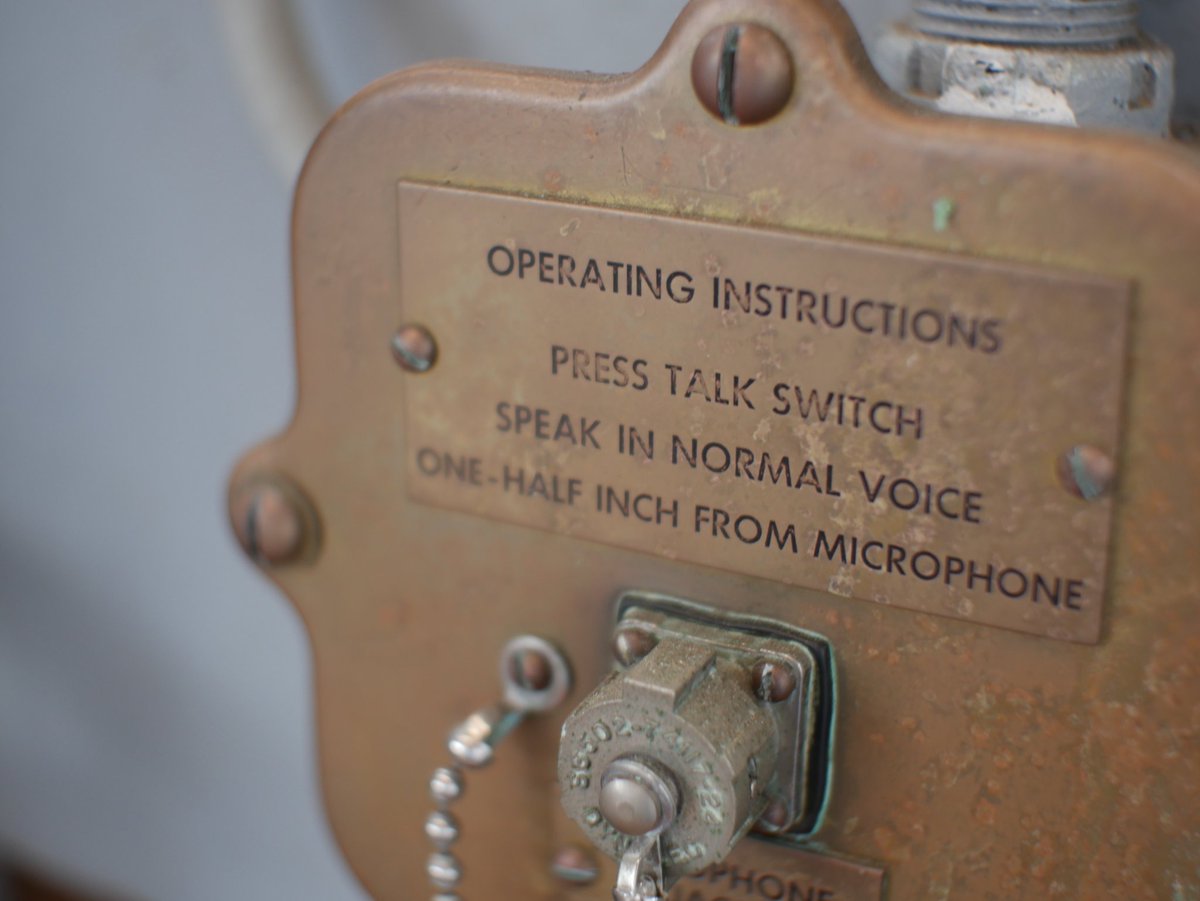 BattleshipNJ's tweet photo. When using the sound powered phones, please use your normal speaking voice. Don't yell. #ThingsThatShouldntNeedToBeSaid https://t.co/nVobicA9f0