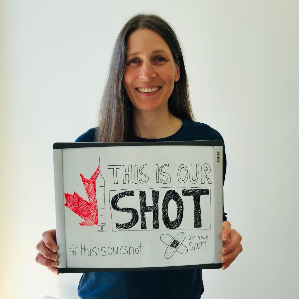 Hey Canada! I got vaccinated! I want you to join the #ThisIsOurShotCA challenge and tag your friends and family to get vaccinated. Let’s all get the shot and get back to doing the things we love. For info on the campaign go to thisisourshot.ca. @wick_22 @clarahughes