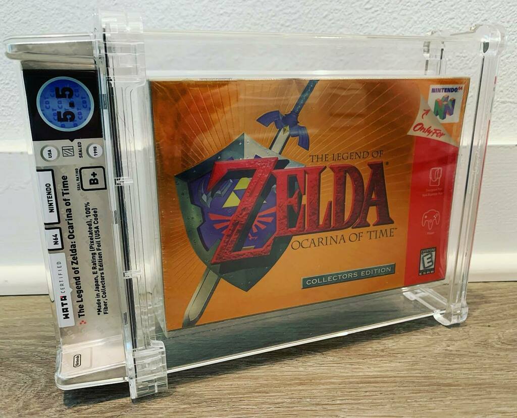 Level99RedMage's tweet photo. Shoutout to @retrocity_games for this acquisition. #OcarinaofTime is one of my favorite games of all time. I’m very excited to have this one in my collection! #zelda #nintendo #n64 #nintendo64 #thelegendofzelda #watagames #watagraded #retrogaming #gameco… https://t.co/BrBiM2jYJ3 https://t.co/YXhEEtJpVE