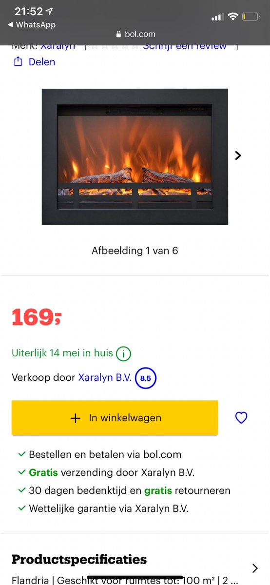 Steef__'s tweet photo. Beste @bol_com  hoe kan dit:
Ik bekijk de website: uiterlijk 14 mei in huis
Mijn vriendin bekijkt de website: niet leverbaar
Precies het zelfde product! https://t.co/ja6AdTnYfH