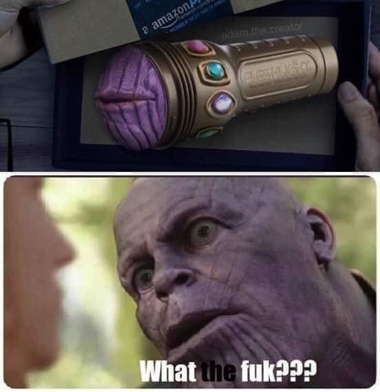 ibuynudess's tweet photo. Why tf will I want a blowjob from Thanos ... wtf😂🤣😂😁 https://t.co/8flDHizKSI