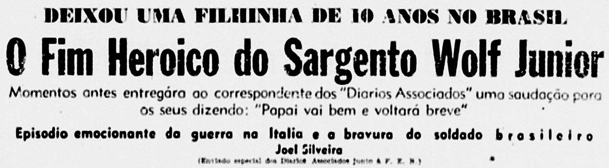 sentandoapua's tweet photo. Notícias da 2ª Guerra: 10MAI1945-O fim heróico do Sargento Wolf Junior https://t.co/KRB0st9DnG
#MAI45 #DiarioDaNoite #WWII #FEB #MaxWolf #Heroi https://t.co/sSogCy3DtW