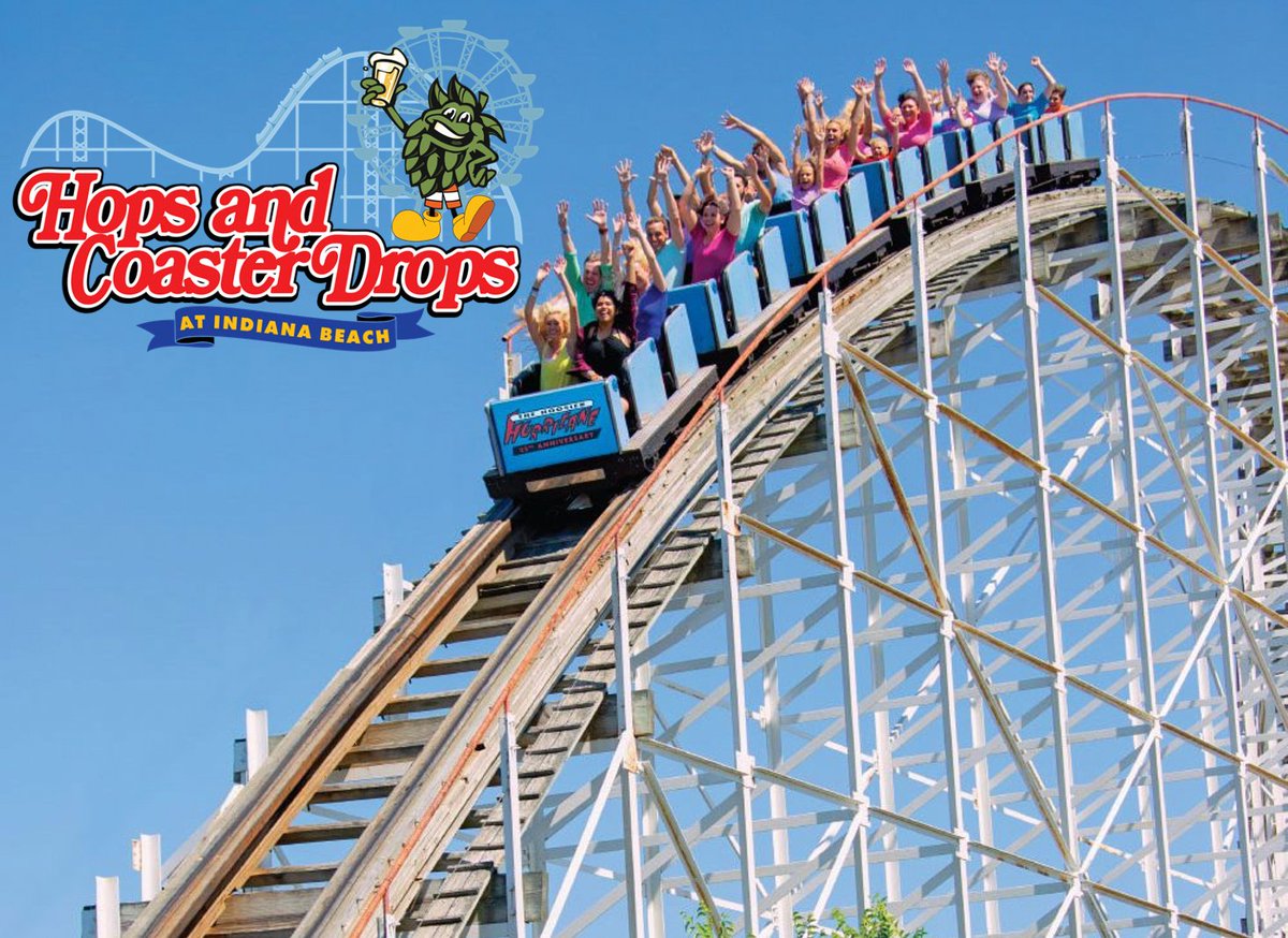 IndianaOnTap's tweet photo. Fewer than 500 tickets remain for the Hops &amp; Coaster Drops Craft Beer, Wine &amp; Spirits Festival at Indiana Beach on Sept. 11. Get your tickets while you can at https://t.co/4clMBDICze. A whopping 73 craft beverage vendors are confirmed to pour with more more being added each week! https://t.co/uwpvnPX5vP
