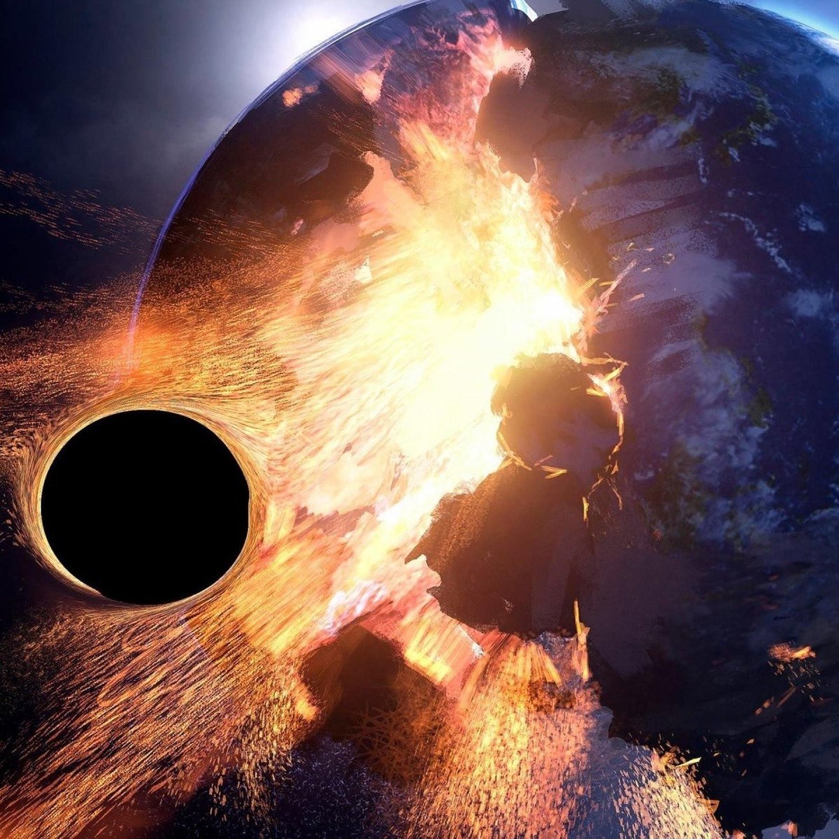 sigmareverse's tweet photo. A very large wandering planet that has been moving in interstellar space for nearly two million years! Isolated from the system, alone and on the way to the future! 
Lonely planet : The prey of an unknown Black hole!!!
#COSMOS #UNIVERSE #BlackHole #Science #space https://t.co/VfoyUuToV8