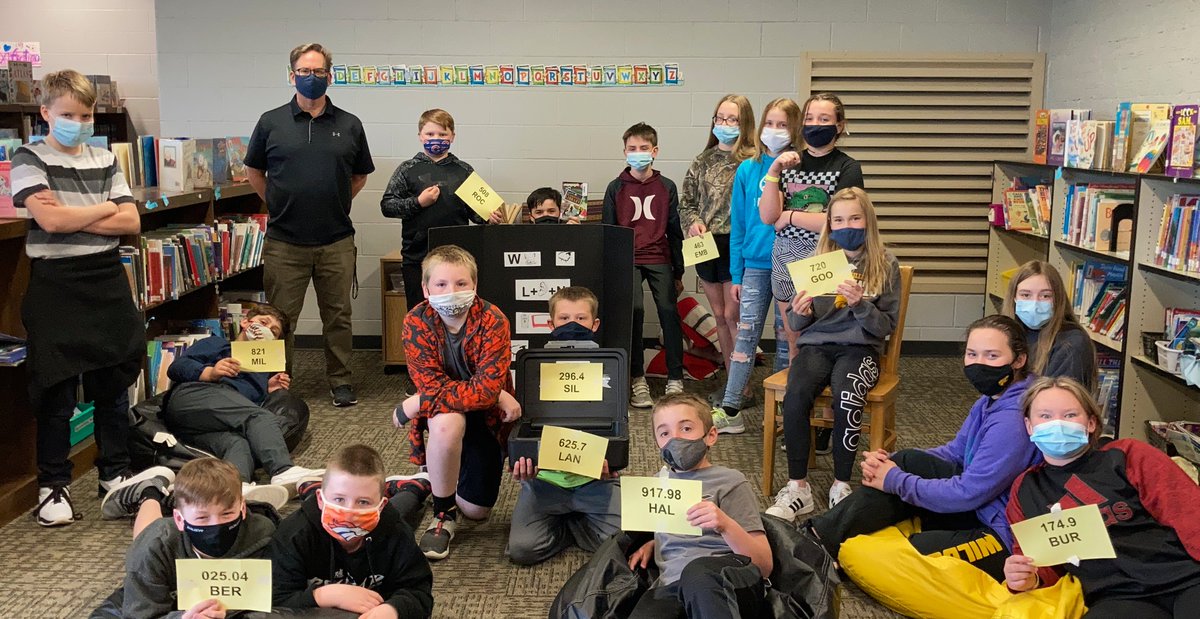 JCSD_Library's tweet photo. @JCSDWildcats Class of 2027 celebrates the completion of their library escape game.  Thanks to @JCSDBaseball and @dmshanson for allotting class time for reading Escape from Mr. Lemoncello's Library to learn to navigate the library better and prepare this experience! https://t.co/RDrF5dpDiO