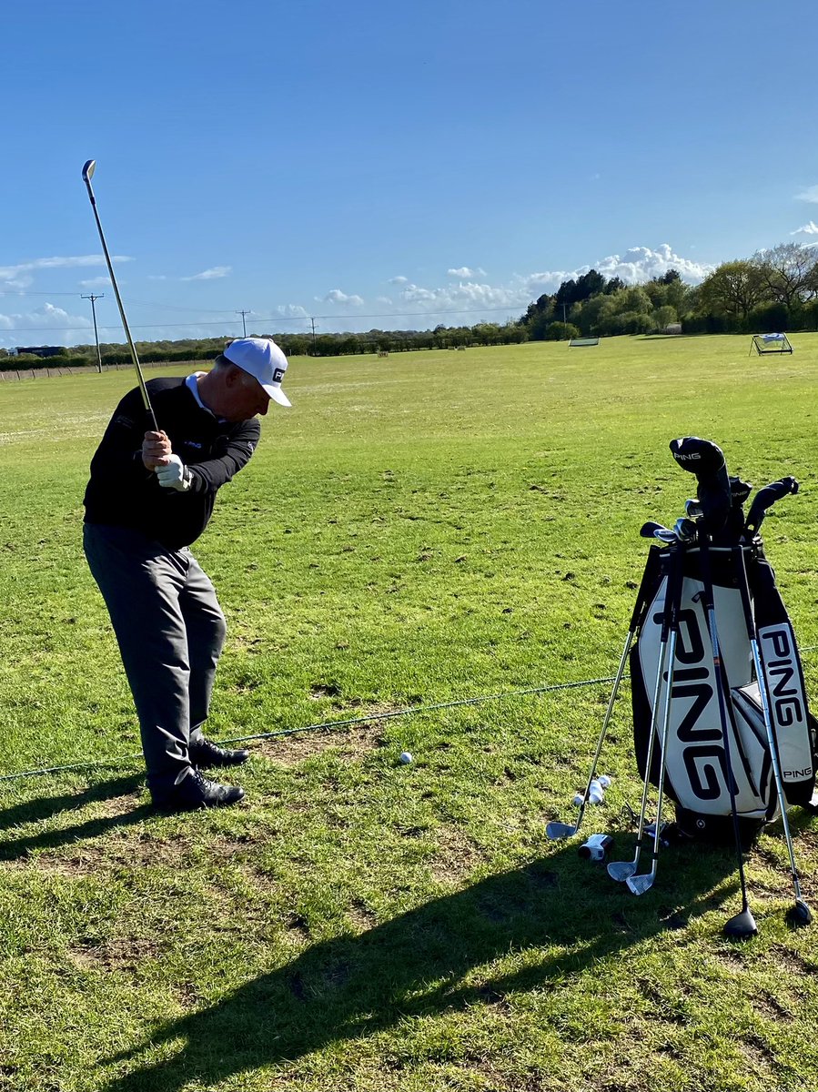 trickgolfshow's tweet photo. Clubs out enjoying some practice on the range @holmehallgolf excellent facility now doing a special #RangeMembership https://t.co/VTLUg6a9Xg