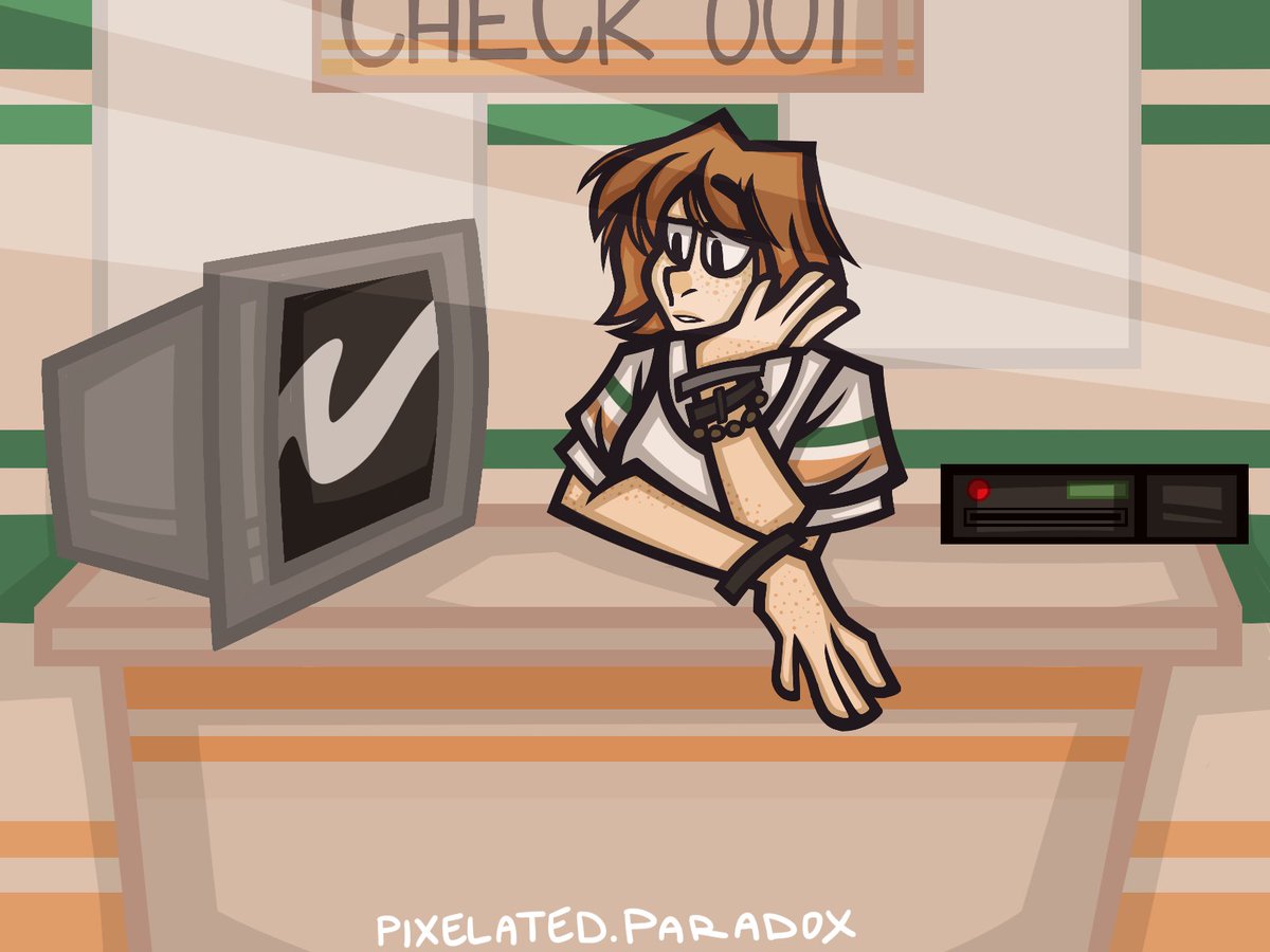 pixelparadoxxx's tweet photo. my piece for a stranger things big bang #strangerthings the fic is called luck is like a button (i can't stop pushing it) by diogxnes #strangerthingsfanart #strangerthingsrobin #strangerthingsrobinfanart #robinbuckley #robinbuckleyfanart #strangerthings4 #strangerthingsseason4 https://t.co/aKw7UDzryL
