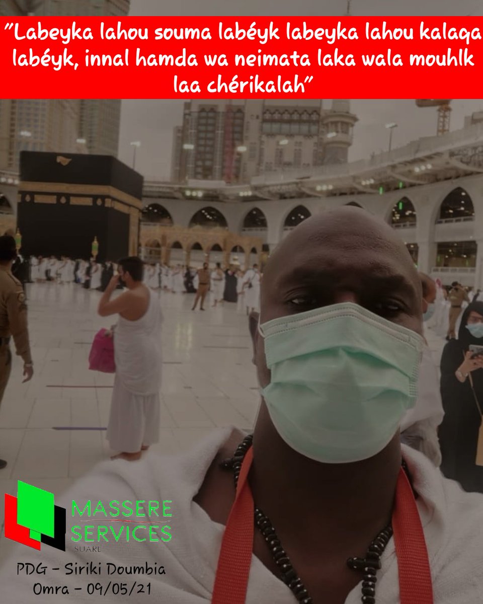 MassereServices's tweet photo. Notre #MasséréServices par la voix de son DG souhaite un excellent mois de #Ramadan et un #OmraMabrour à tous et toutes. @mclu_gouv @Bruno_N_Kone @MinCGP_ci @AGEROUTE_CI https://t.co/RQ0eNBKuNT