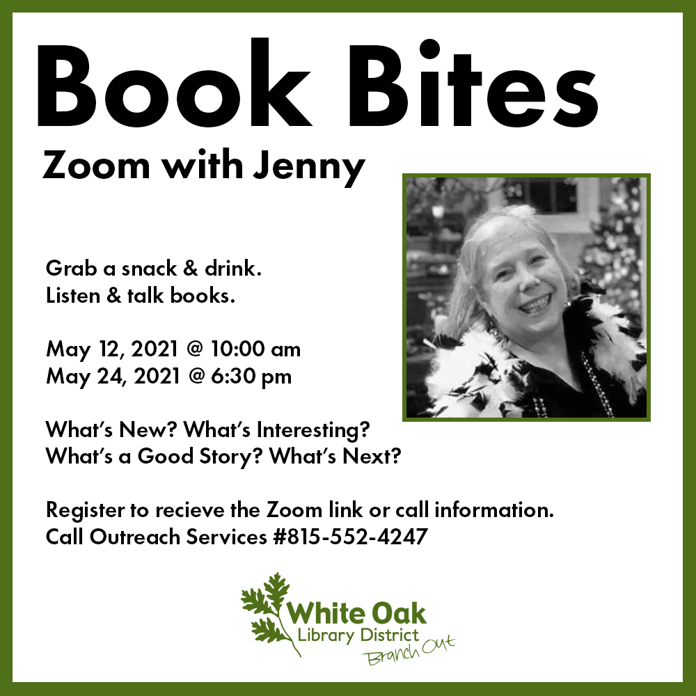 Grab a snack and come talk books with Jenny! Discover what's new, what's interesting, what's a good story, and what's next!

Register here:
https://t.co/5nr5uo2p75 https://t.co/FVa3kZXQwJ