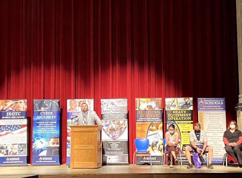 HSVCareerCoach's tweet photo. Huntsville High School’s Senior @HSVCTE Commitment Signing Day. @HSVk12 @CTEWorks https://t.co/VjxlXenFZ7