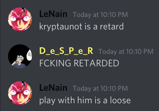 Gotta love players with a god complex talking shit while you played fine