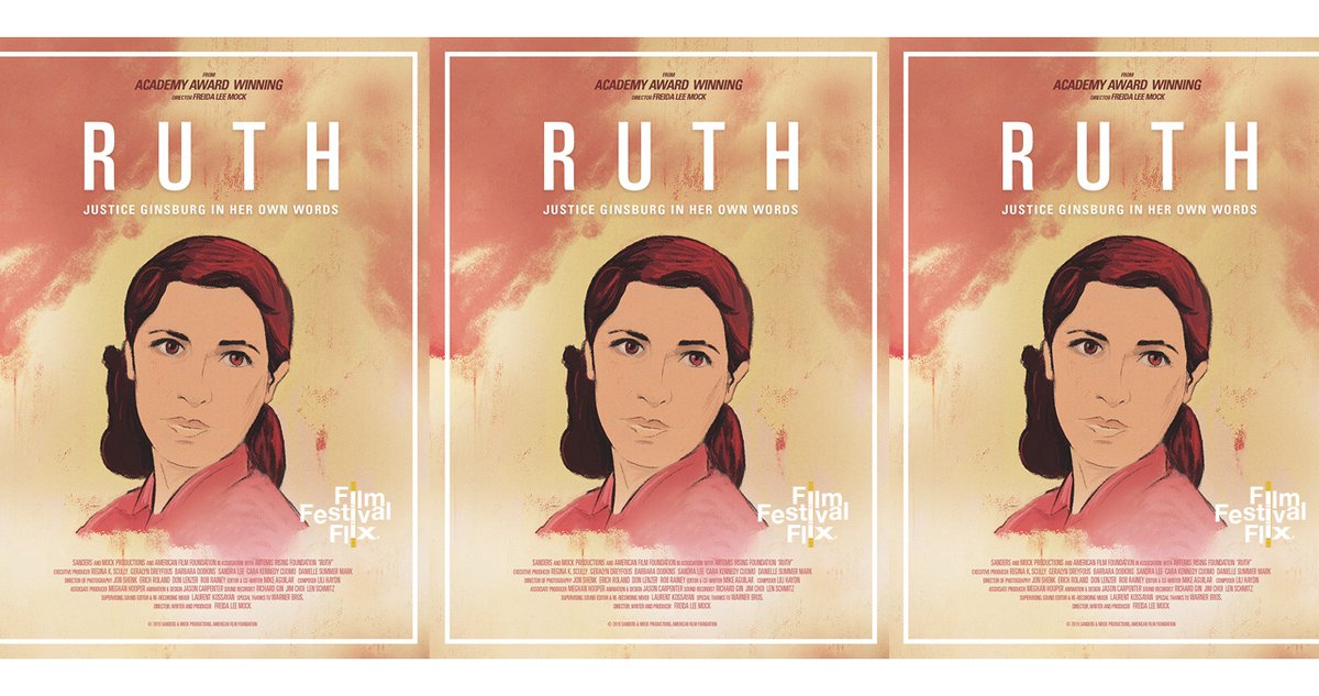 RUTH - Justice Ginsburg in Her Own Words: May 19, in the 30th Annual Silicon Valley Jewish Film Festival. Available for 72 hours starting May 19 at 8:30pm. Only on Film Festival Flix. <a href="/SVJFForg/">SVJFF</a> 

 #thenotoriousRBG #SiliconValley #Jewish #FilmFestival