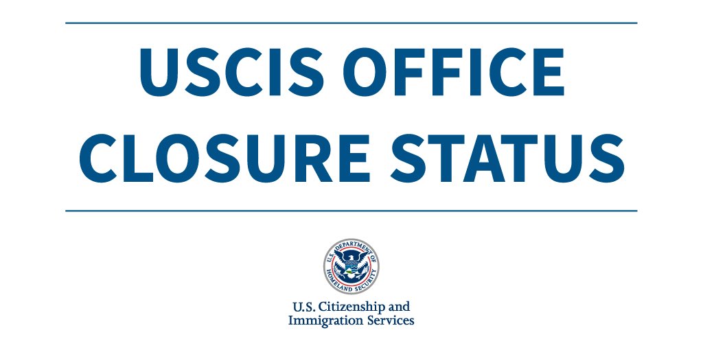 USCISMediaSouth's tweet photo. The @USCIS Orlando office will be closed tomorrow, Tuesday, May 11 and will reopen on Wednesday, May 12. If your appointment is affected by this closure, we will send you a new appointment notice. For more information, visit: https://t.co/V9dXciqDuA https://t.co/BpYPClLIeB