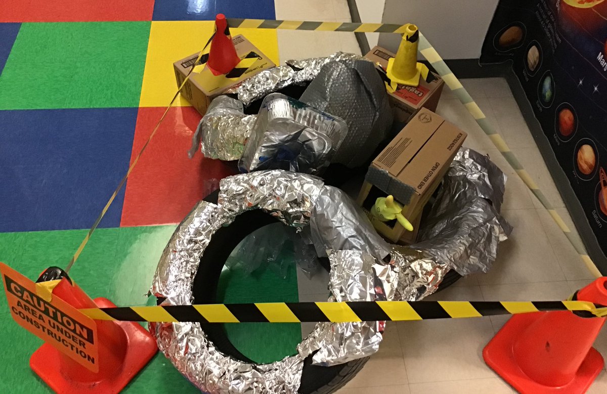 BISCLPNursery's tweet image. Something crash landed in our corridor today! Where has it come from? How can we help it get back home? Is it lonely? @BISCLPNursery children can’t wait to explore and investigate more of these themes this week. @The_IEYC #blastoff #curiosity @BISCLincolnPark @NAEducation