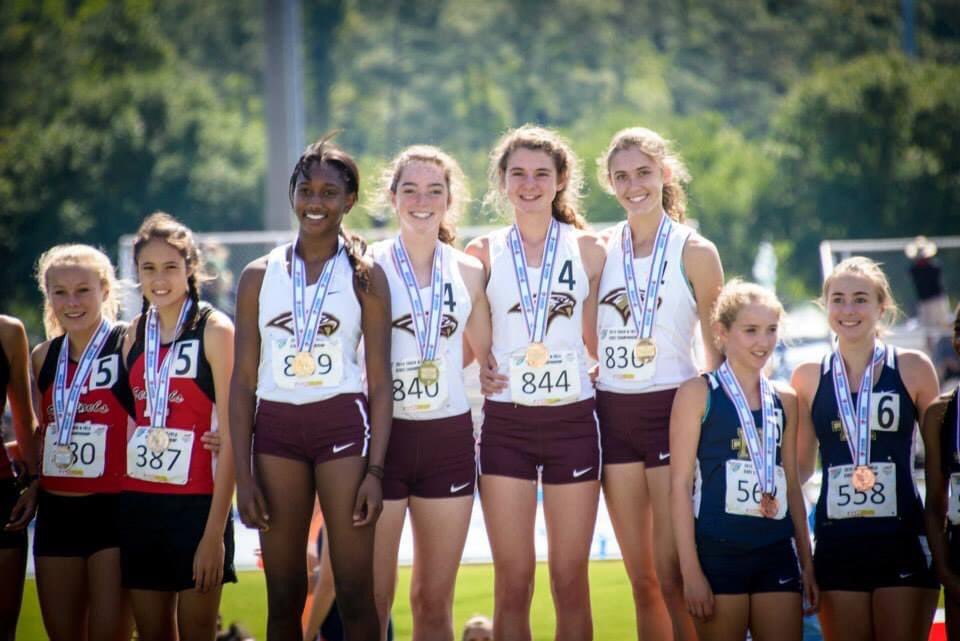 OakHallSchool's tweet photo. In honor of last week's phenomenal State track performance, this #MondaysMemory belongs to the track stars of 2015. #OnceAnEaglesAlwaysAnEagle 🦅⚡️ https://t.co/XYddyWJxpE
