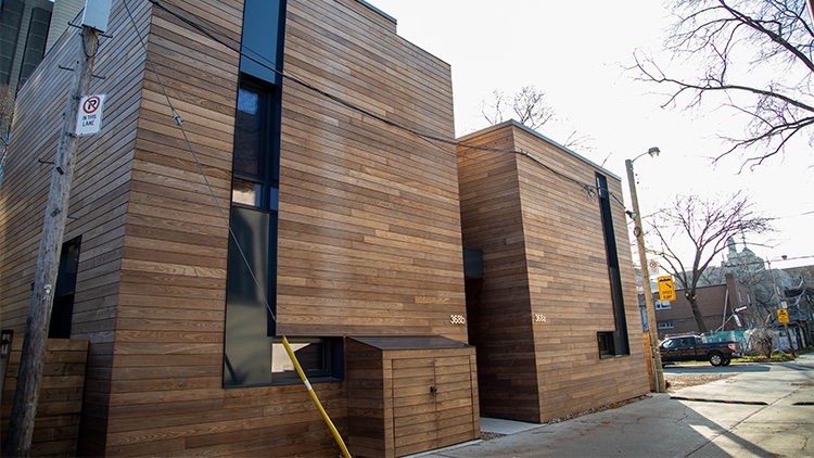 #UofT laneway, infill homes win 2021 Canadian Green Building Award 🏠 uoft.me/6I9
