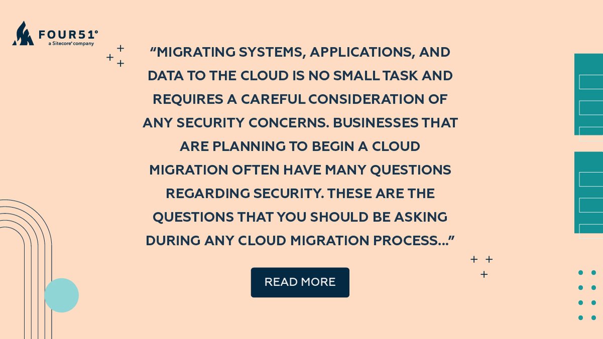 From shared responsibility to security threats, don't start a cloud migration project without asking these four questions first. 

four51.io/4-security-que…