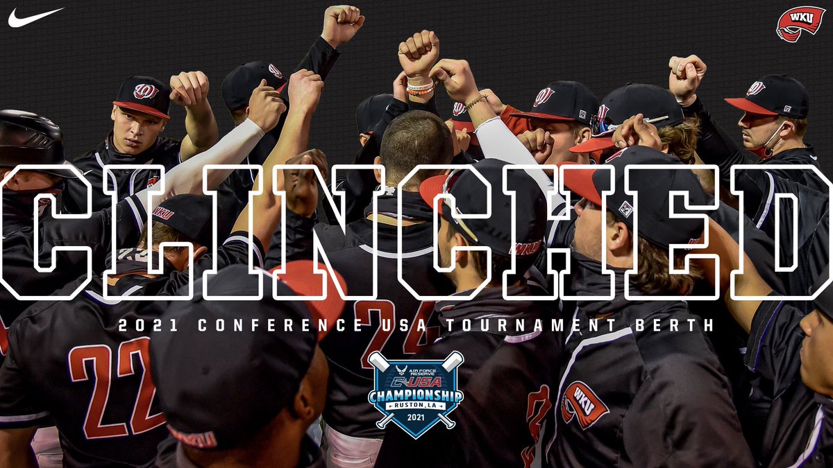 WKU Baseball (@wku_baseball) on Twitter photo ๐พ๐๐๐๐พ๐๐๐ฟ
The Hilltoppers have secured a spot in the C-USA Tournamentโผ๏ธ
๐ฐ: goto.ps/3uDcWin
#GoTops | <a href="/ConferenceUSA/">Conference USA</a> ๐พ๐๐๐๐พ๐๐๐ฟ
The Hilltoppers have secured a spot in the C-USA Tournamentโผ๏ธ
๐ฐ: goto.ps/3uDcWin
#GoTops | <a href="/ConferenceUSA/">Conference USA</a>