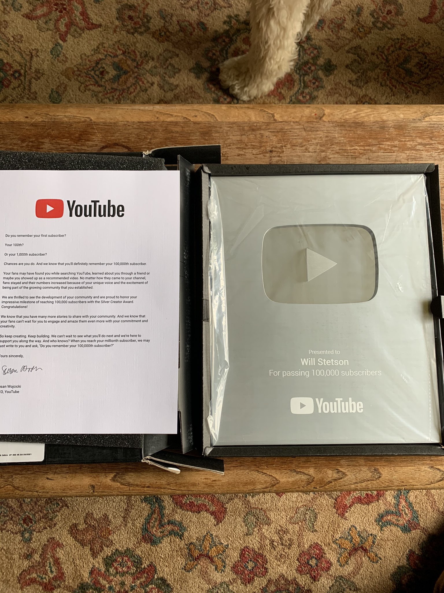 Silver Play Button Unboxing – Thank You!