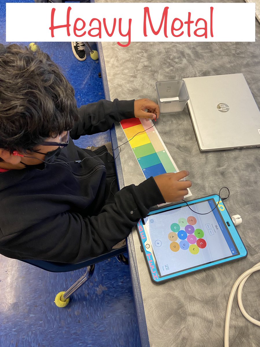 TBE_Tech's tweet photo. #GreatHappensHere @TommieBarfield Tech Classes 💡5th gr Ss explore musical instruments &amp; sound effects w/ #Specdrums @SpheroEdu TY 4 💰funding my grant @CenturyLink ‼️ https://t.co/xCrfXPGMiZ