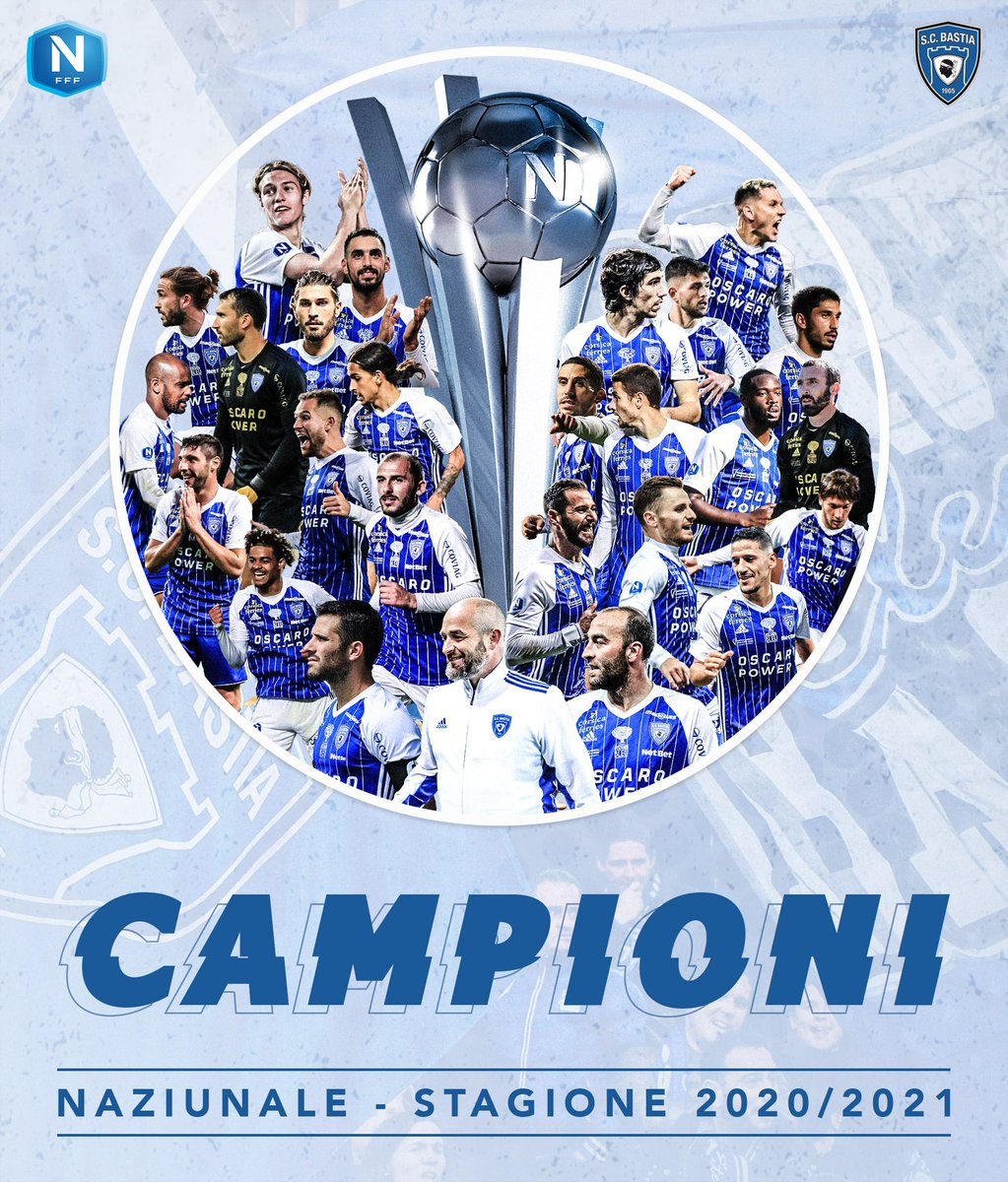 𝑺𝑻𝑨𝑮𝑰𝑶𝑵𝑬 2️⃣0️⃣/2️⃣1️⃣

𝑪𝑨𝑴𝑷𝑰𝑶𝑵𝑰 𝑫𝑰 𝑭𝑹𝑨𝑵𝑪𝑰𝑨 𝑫𝑰 𝑵𝑨𝒁𝑰𝑼𝑵𝑨𝑳𝑬 🔝 🔵 👊

HÈ FATTU ! ✅ 🤩

Ghjunghjemu <a href="/Ligue2BKT/">Ligue 2 BKT</a> ! 🔜