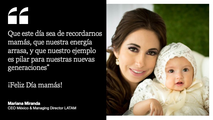 WavemakerMexico's tweet image. "Es una gran dicha compartir esta celebración con mujeres ejemplares que demuestran día con día que para una mamá no hay límites de entrega, de pasión y de energía singular que vemos reflejado en cada actividad". - Mariana Miranda, CEO México #DíaDeLasMadres