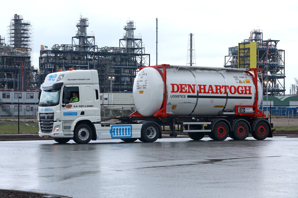 Proud to be part of the innovative and sustainable initiative of the first 50-tonne electric truck in The Netherlands which will be used to transport <a href="/huntsmannl/">Huntsman Holland</a> polyurethane in Rotterdam’s chemical cluster. <a href="/Huntsman_Corp/">Huntsman Newsroom</a>