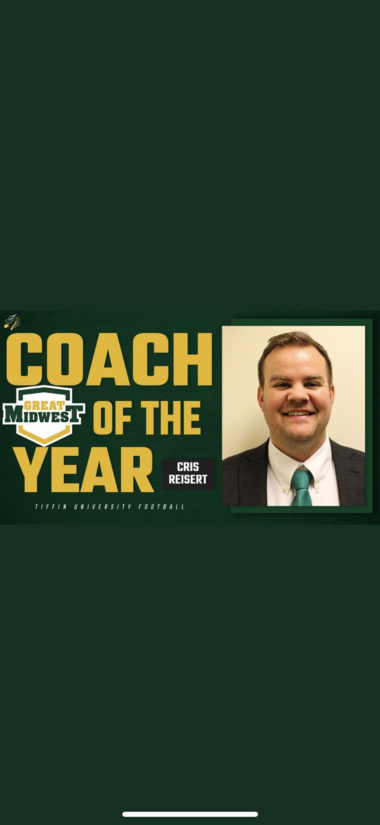 🚨BREAKING🚨 <a href="/CoachReisert/">Cris Reisert</a> is Coach of the Year 🔥🐲