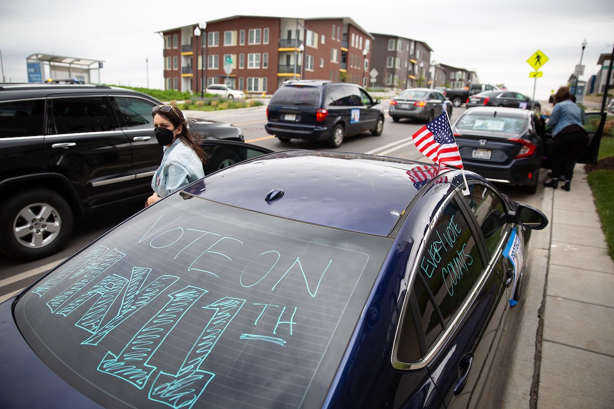 Rebecca Gratz (@rebeccagratz) on Twitter photo On Saturday, people gathered in Omaha as one of hundreds of locations throughout the country for National John Lewis Voting Rights Advancement Action Day, which included a “votercade” along 24th Street. - on assignment for <a href="/ACLUofNE/">ACLU of Nebraska</a> On Saturday, people gathered in Omaha as one of hundreds of locations throughout the country for National John Lewis Voting Rights Advancement Action Day, which included a “votercade” along 24th Street. - on assignment for <a href="/ACLUofNE/">ACLU of Nebraska</a>