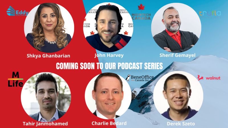 CanadaInsurtech's tweet photo. @CanadaInsurtech has an exciting lineup of podcast interviews coming from some amazing industry leaders: @Trufla_tech @TweetsbyEddy 
@managinglife @BeneOfficeInc &amp; Walnut Insurance #insurtech #podcast #insurance #insurtechcanada #founders #startupstories https://t.co/6Yh60yKN4l