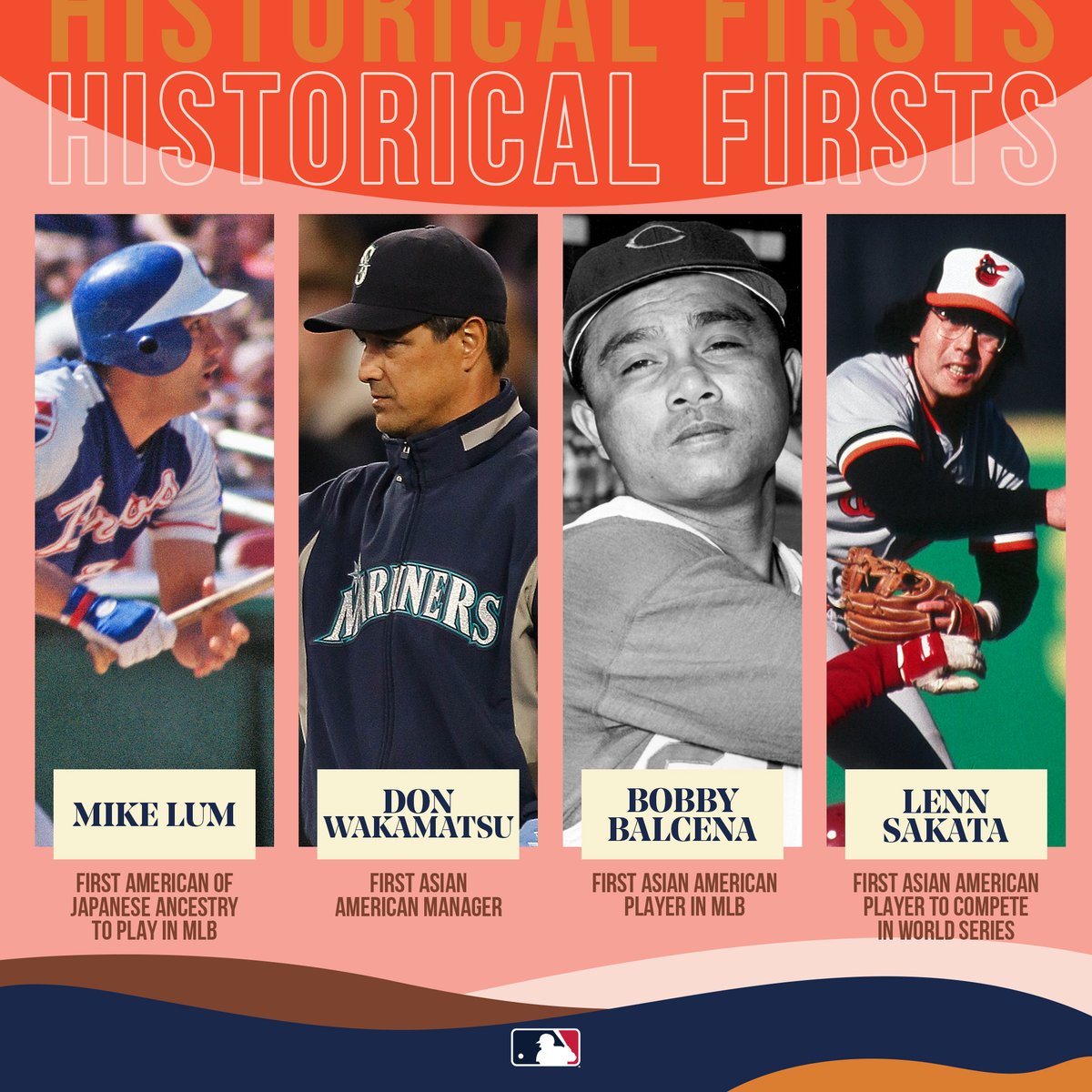 May is Asian American and Pacific Islander Heritage Month and we celebrate some historic firsts in baseball. #AAPIHeritageMonth