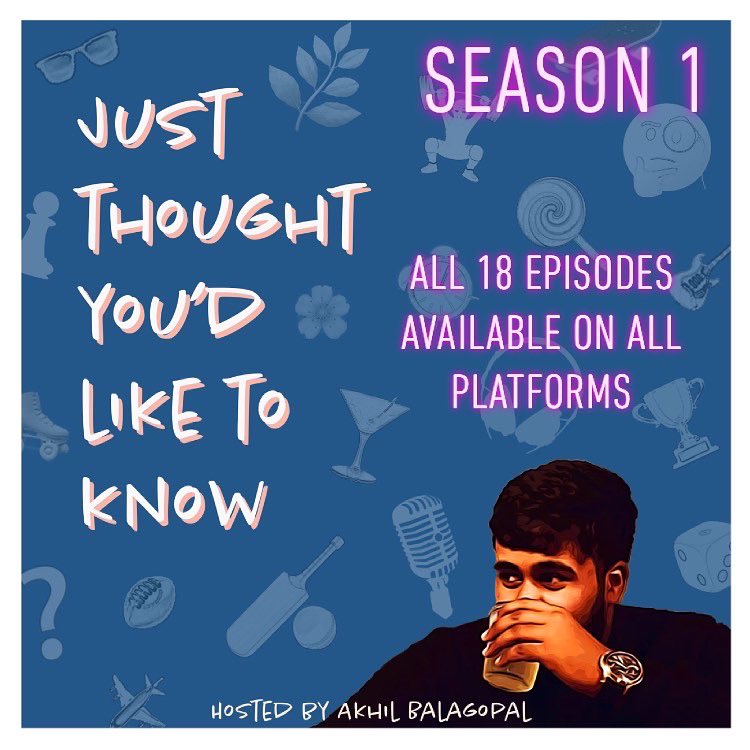 Aaand that’s a wrap🥳🎬
Season 1 of the JTYLK Podcast comes to an end &amp; what a season it’s been! Thank you all for the support! 

Until next time, whenever that may be, see you again with more amazing guests! 

Akhil 💙🎙