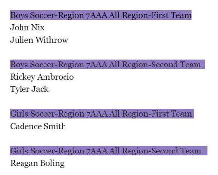All Region-First Team!