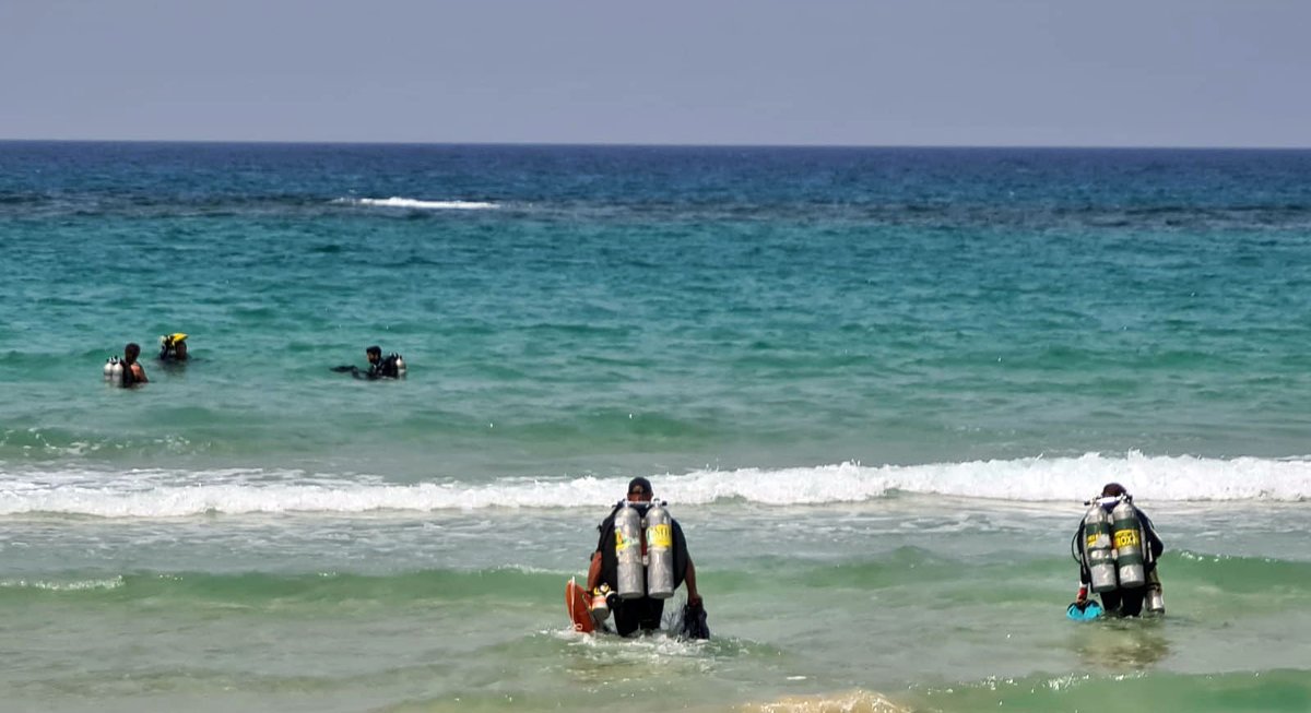 medlter's tweet photo. A perfect sea for an #iantd #tech #DIVE for @UofHaifa #Students of #marine oriented projects who needs to perform research tasks at 45m of depth.
The course is done under the standards of the @aaus https://t.co/tZ7dGfpawA