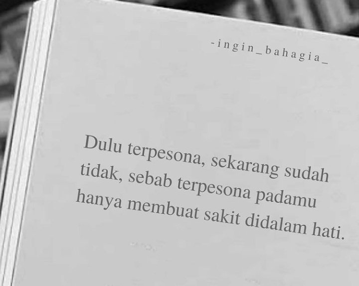 Dulu sih iya, sekarang maaf ga dulu