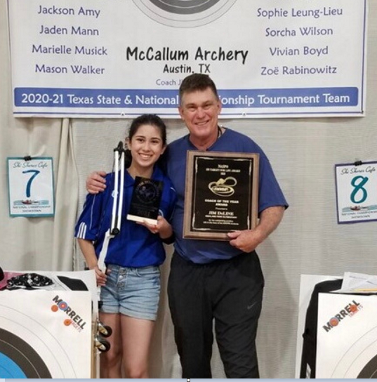 naspschools's tweet image. Jim Deline - Coach of the year 2021. #OTFLA