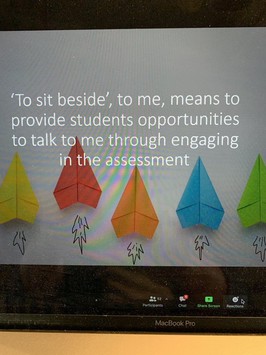 Still perseverating over something Richelle Marynowski said in her #ignite at our <a href="/CAFLNetwork/">CAFLN</a> <a href="/AACinfo/">Alberta Assessment Consortium</a> conference on Saturday “how do I stay away from privileging product over observation and conversation?” #2020assessment