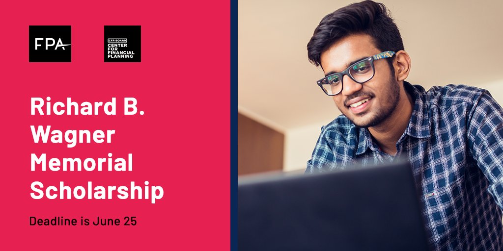The FPA NexGen #Scholarship Committee is now accepting applications for the Richard B. Wagner Memorial Scholarship, which covers the #NexGenGathering registration fee. Apply by June 25.
bit.ly/3y1FWCz
