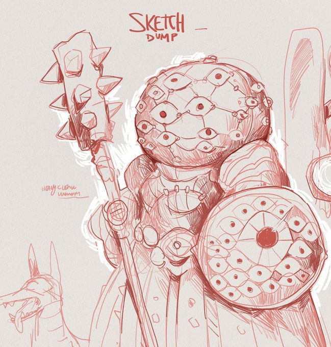 Here's a bunch o sketches, priest-like characters or something

#visdev #darkfantasy #characterdesign 