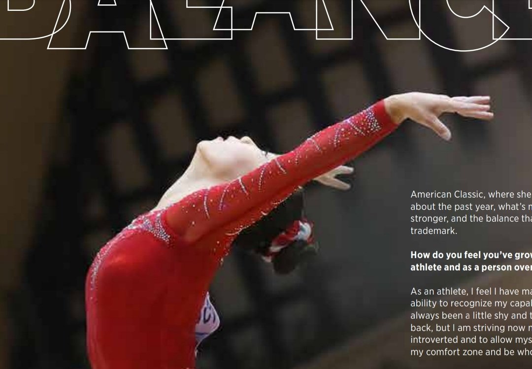 InsideGym's tweet image. Kara Eaker is featured in our May/June issue! #balance #artistry #gymnast #roadtotokyo2021 
📷 Grace Chiu for Inside Gymnastics