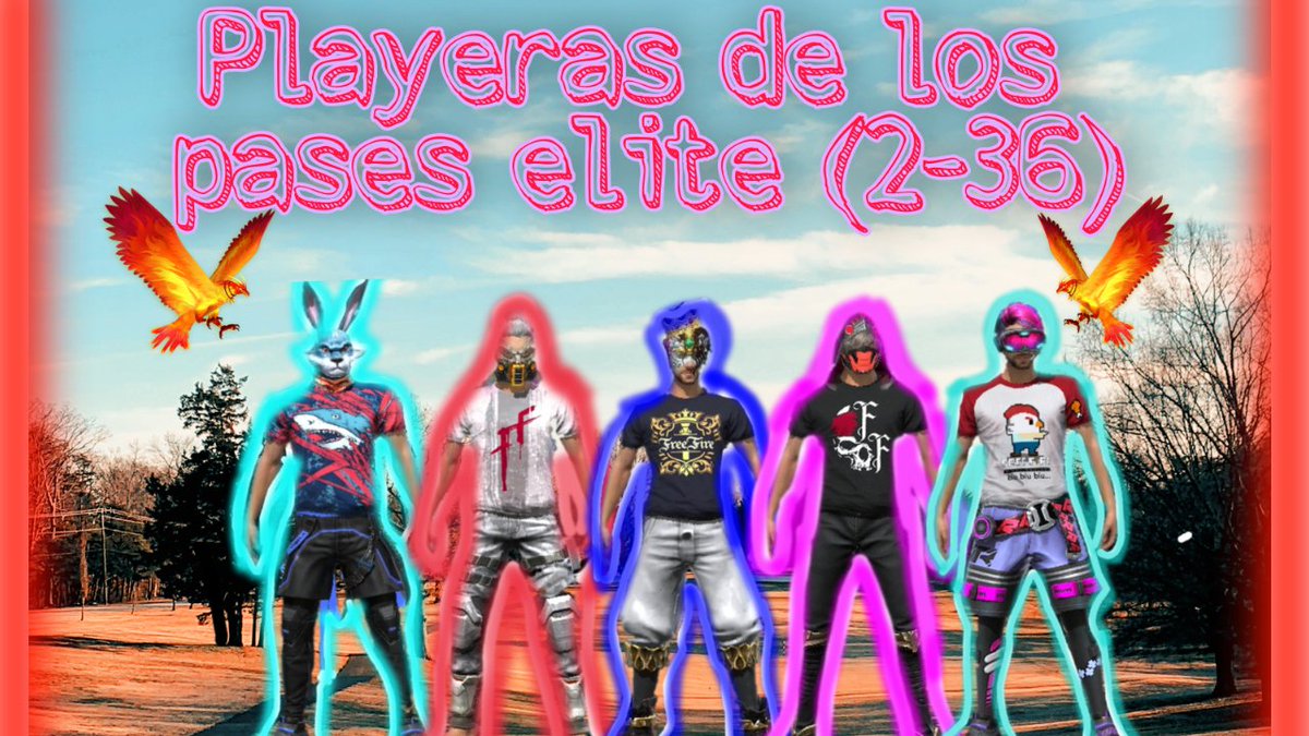 Ricardotiin's tweet photo. @freefirelatino Por si gustan ver mi video de todas las playeras de los pases élites de la temporada 2-36 https://t.co/z6xOXWH3h8 https://t.co/keNky34xRG