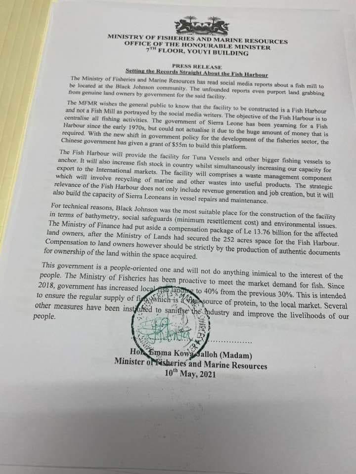 And, the  #GoSL response to the  #Blackjohnson land-grab situation simply expects local fisher men and women who have only known the fishing trade, should now make themselves mechanic engineers to repair &amp; maintenance  #Chinese fishing vessels. See press statement.