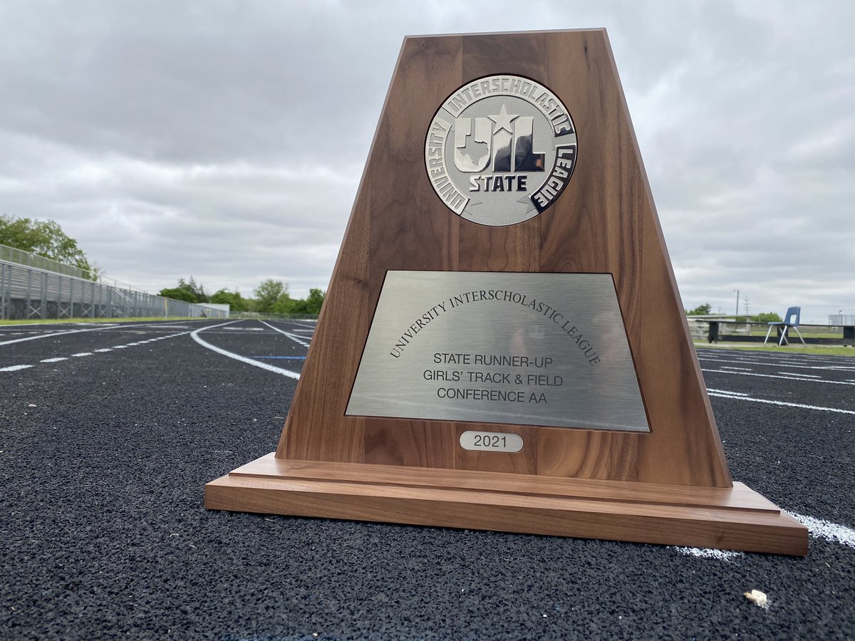 The Haskell girls took home the silver trophy as a team at the #UILState track meet this weekend.

All 3 relay teams won medals! See ya on KTXS News at 6 &amp; 10 🏅