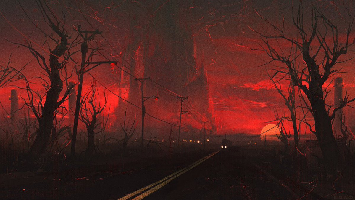 Reneox's tweet photo. “apocalypse” by daena key https://t.co/wdbpFlK2E3