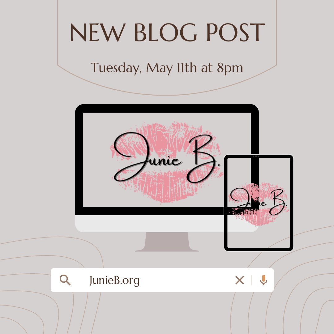 BkdBusyUnboth's tweet image. New post coming TOMORROW at 8pm ‼️ @ JunieB.org