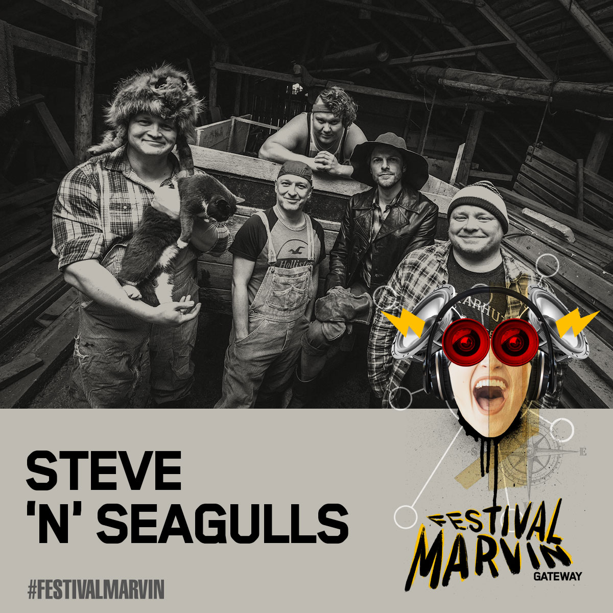 AmazonMusicMX's tweet photo. ¡Buenas noticias! @sleafordmods, @SeagullsBand y #Telefora son parte del @FestivalMarvin. No dejes de verlos muy pronto. https://t.co/j3yzcyrzBJ